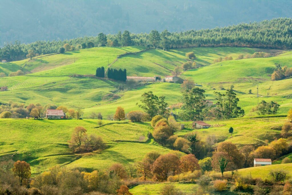 La Cantabrie dans les paysages d'Espagne