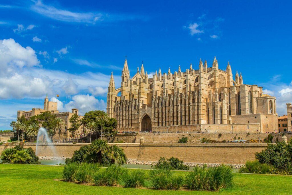 La cathédrale de Majorque en Espagne
