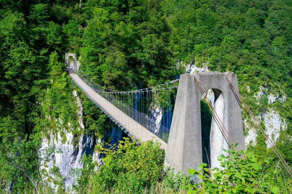 La passerelle d'Holzarte