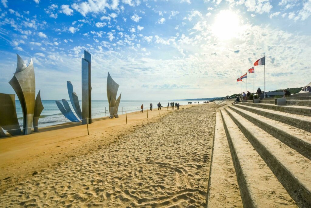 La plage d'Omaha Beach