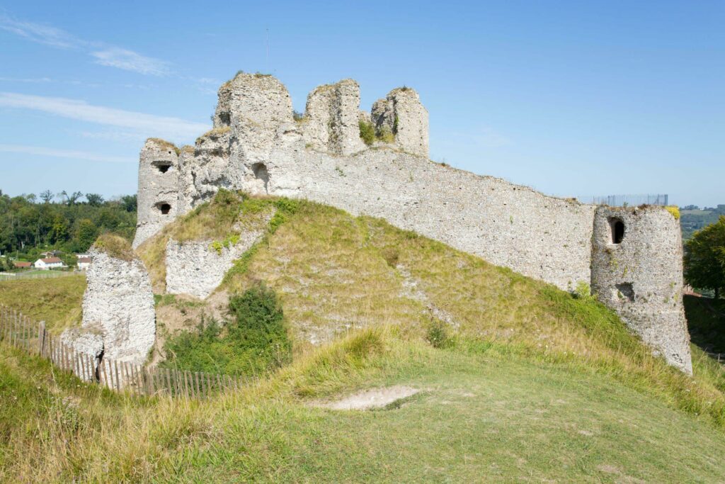 Le château d'Arques-la-bataille autour de Dieppe
