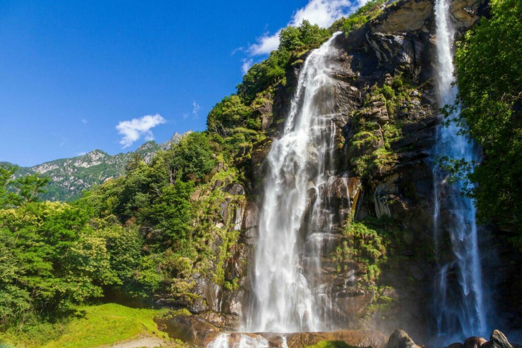 Les cascades d’Acquafraggia en Italie du Nord