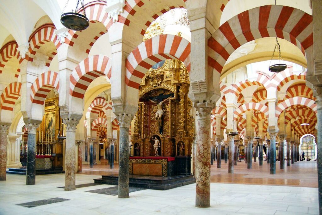 Les colonnes de la cathédrale de Cordoue