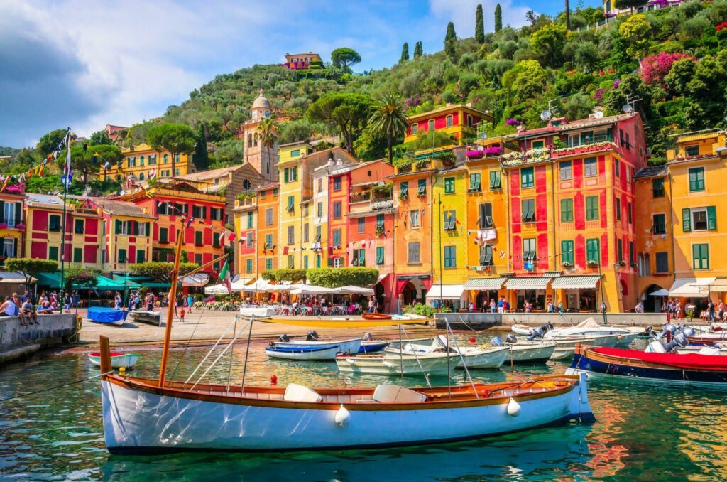 Portofino i jego kolorowe domy