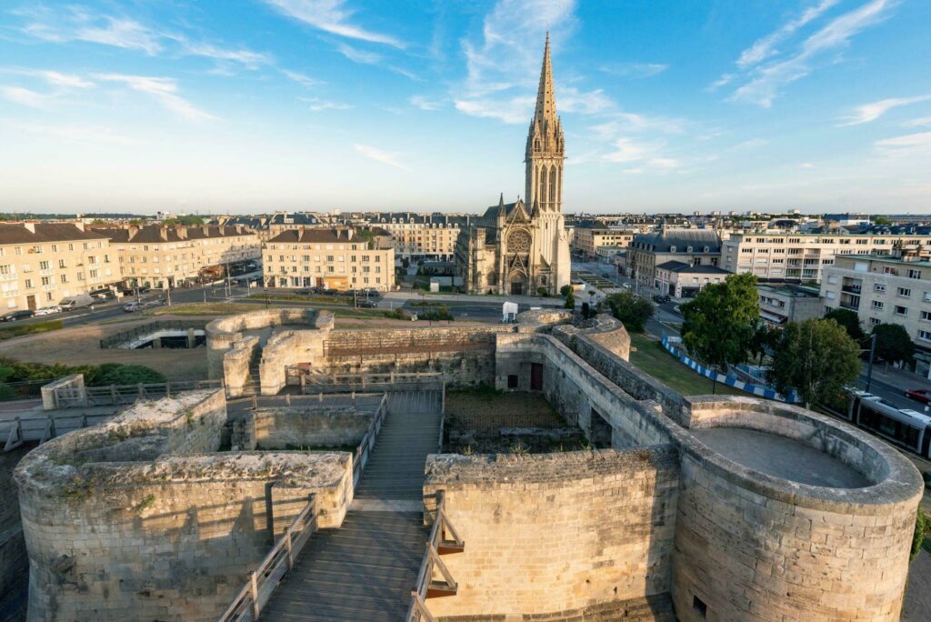 Vue sur Caen