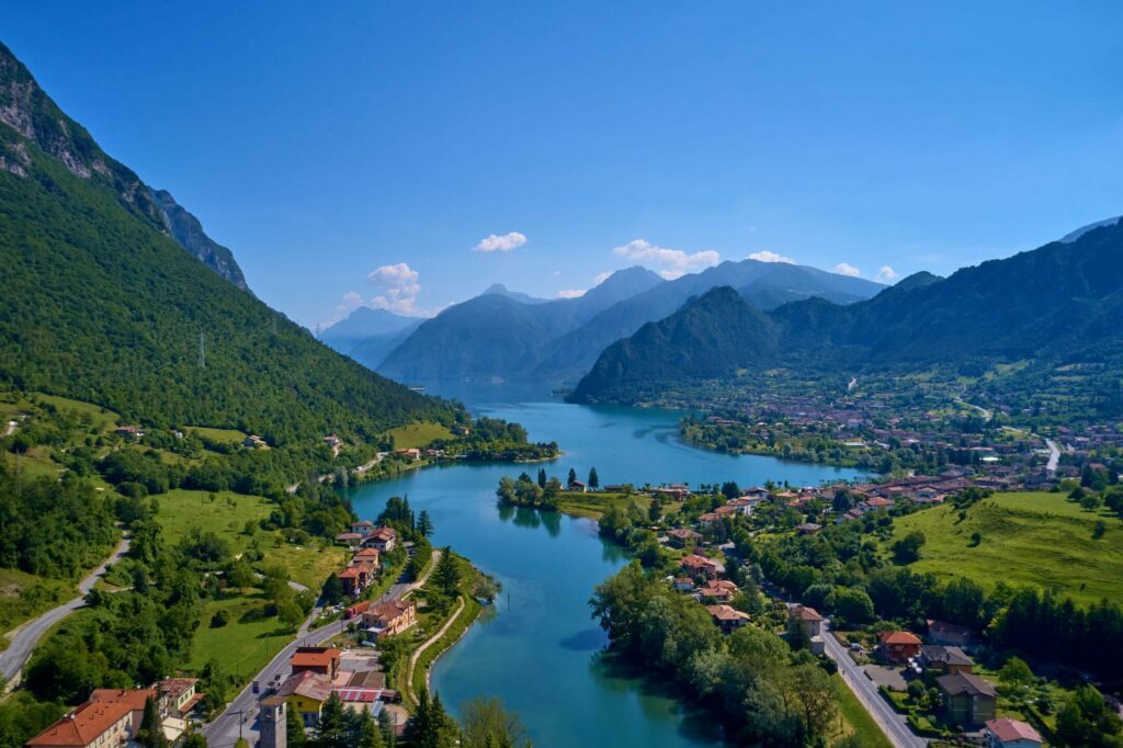 Vue sur le lac d'Idro