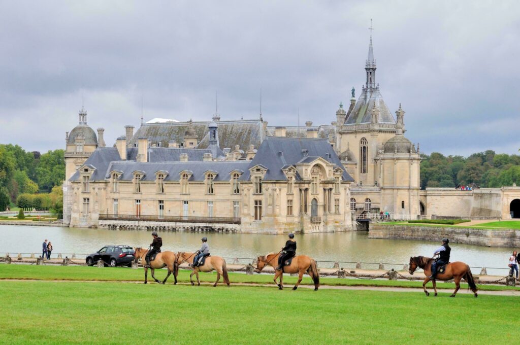 Chevaux au château de Chantilly