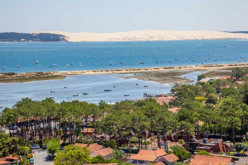 La dune du Pilat vue depuis le phare de Cap Ferret