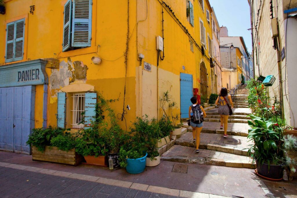 Le quartier du Panier à Marseille