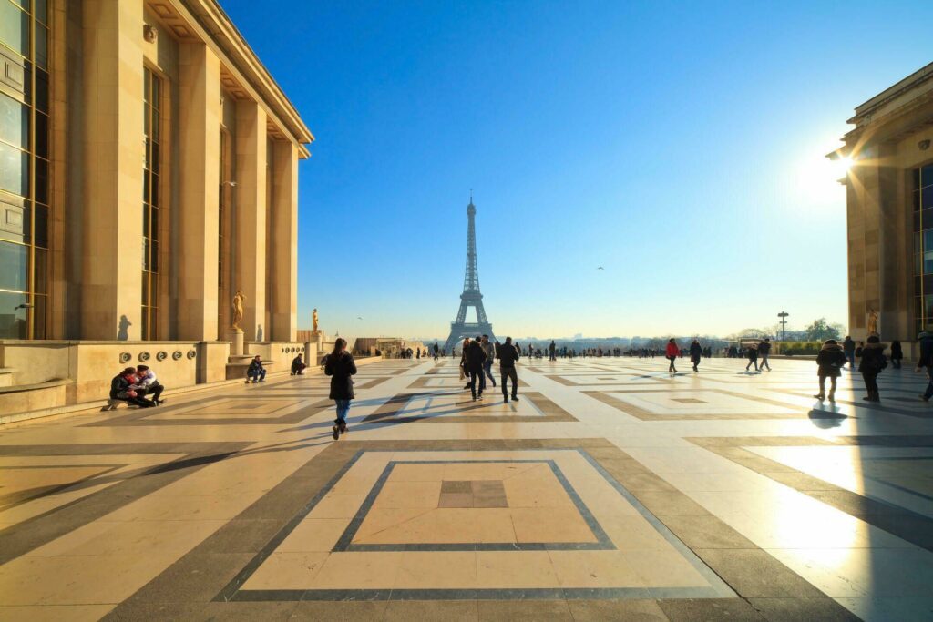 L'esplanade du Trocadéro