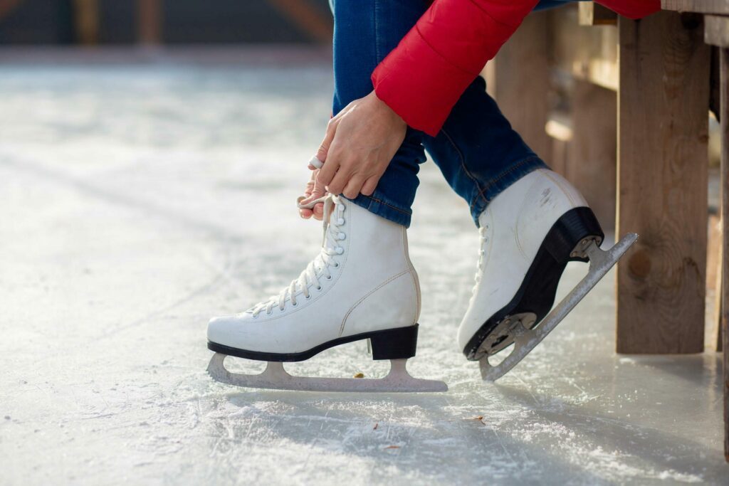 Passer un moment sur les patins à glace