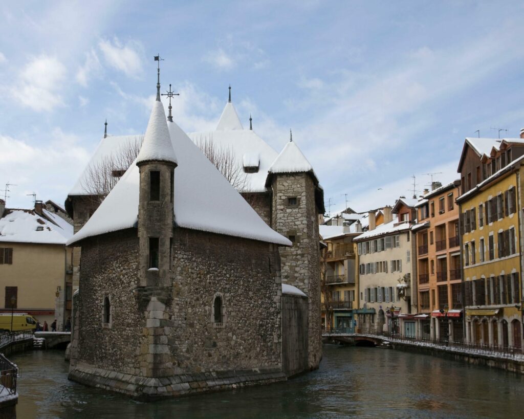 Annecy sous la neige