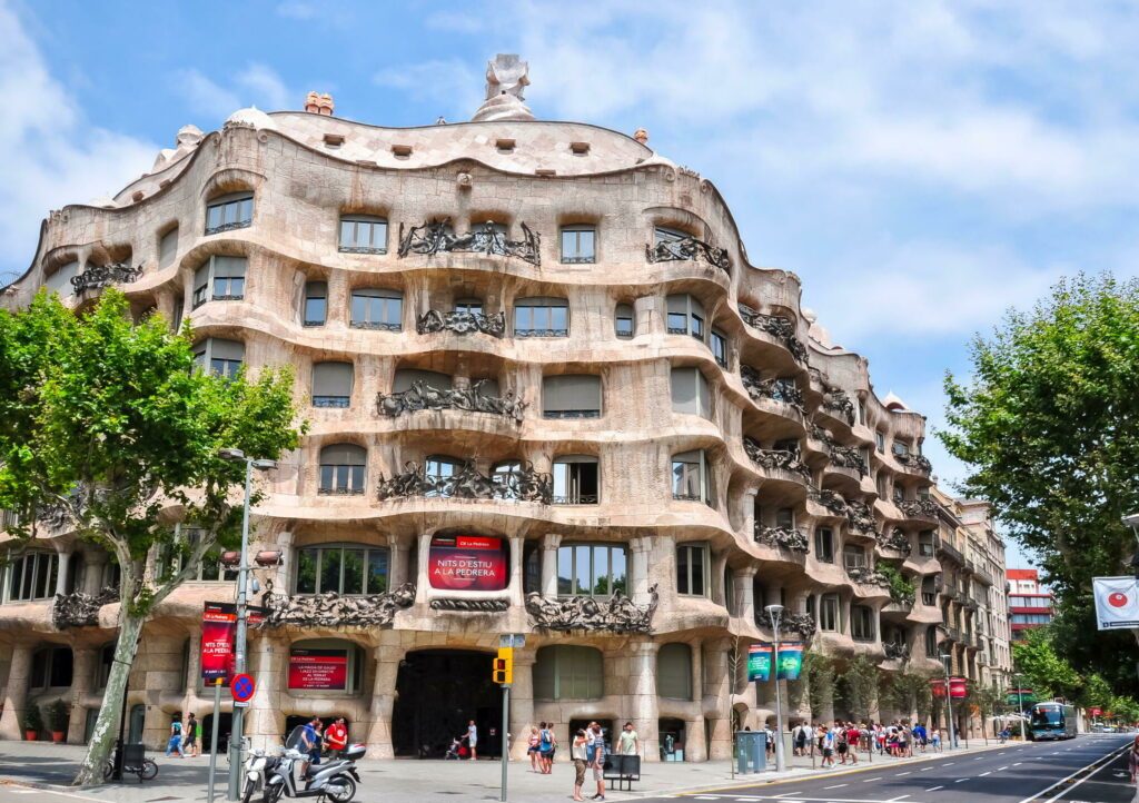 La Casa Mila à Barcelone