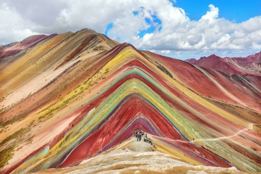 La montagne "Arc-en-ciel"