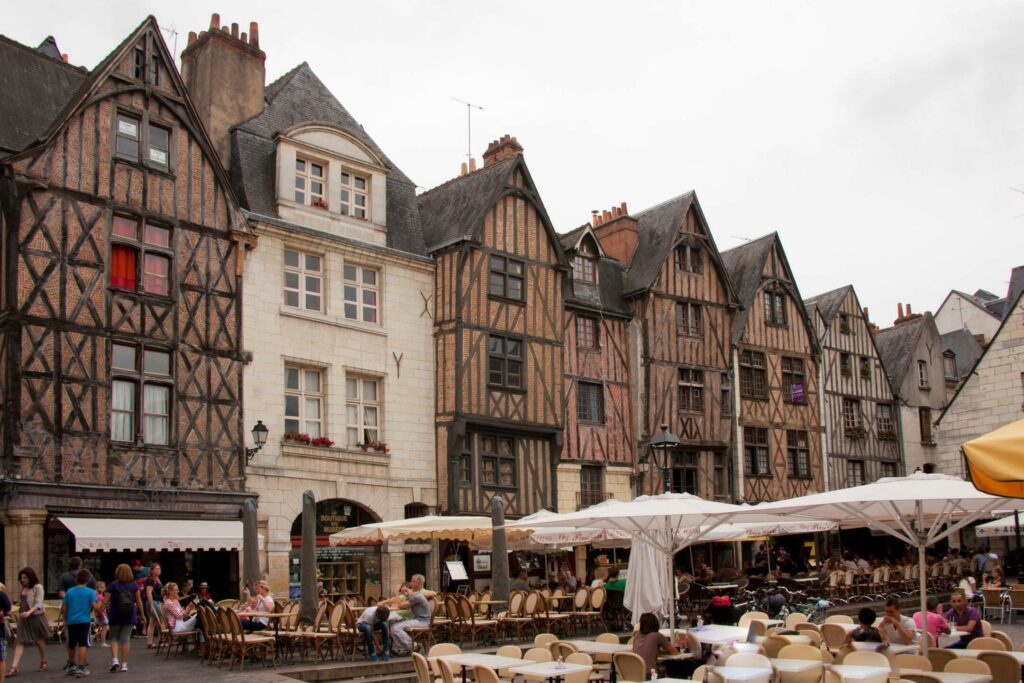 La place Plumereau à Tours