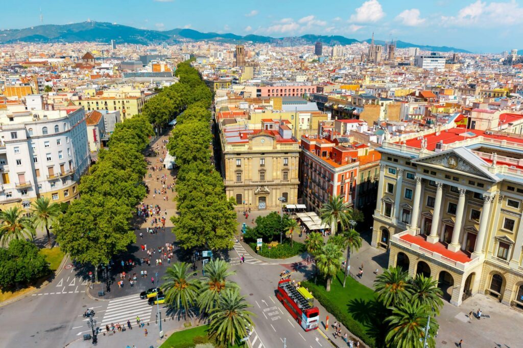 La Rambla à Barcelone