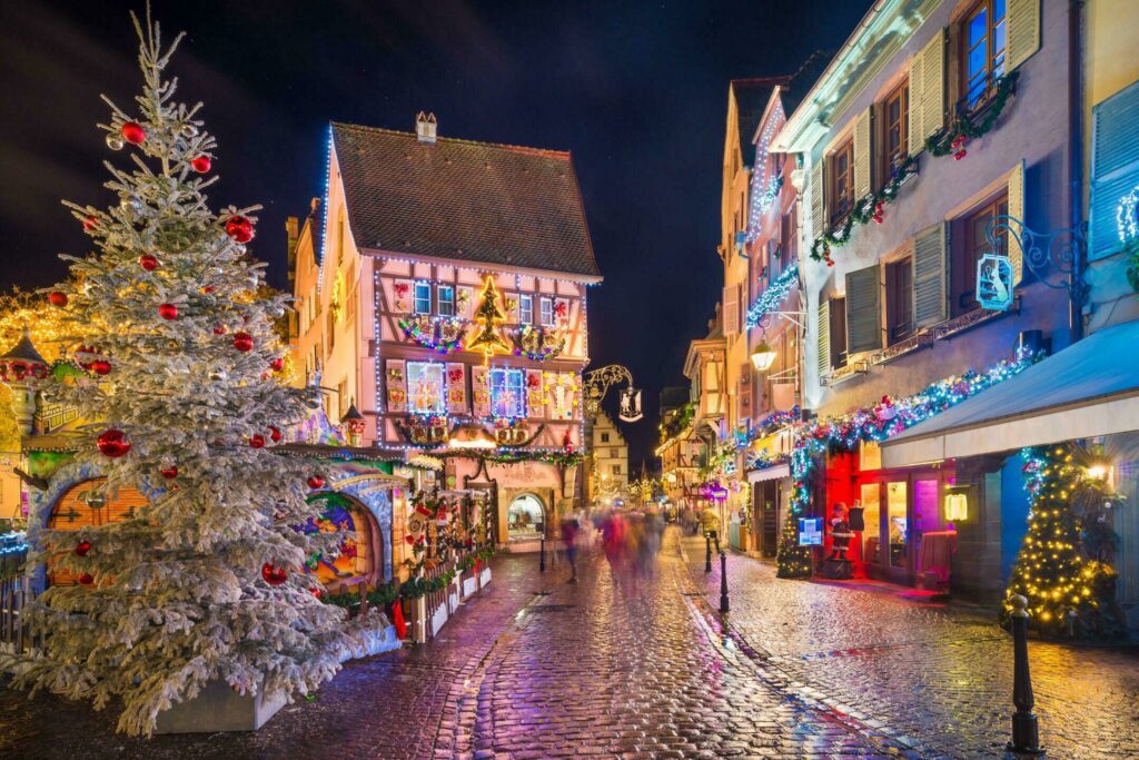 La vieille ville de Colmar pendant les fêtes