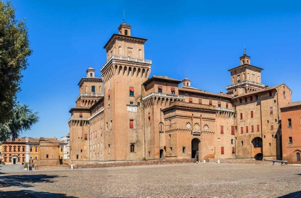 Le château d'Estense à Ferrare