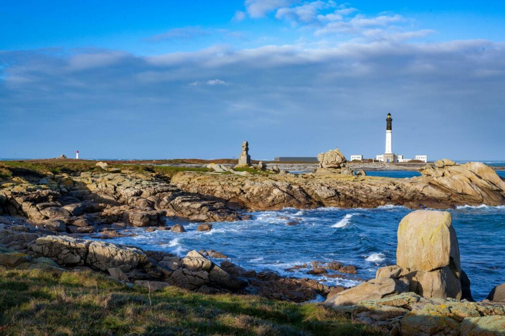 Le phare de Goulenez sur l'île de Sein