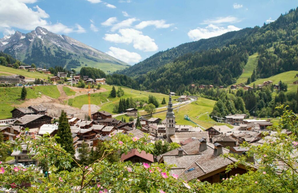 Le village de La Clusaz