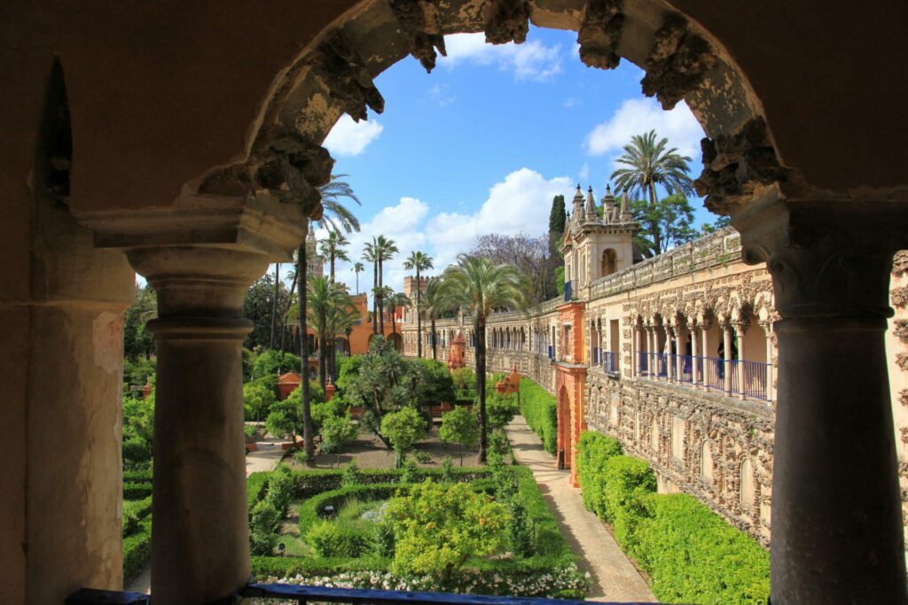 Les jardins de l'Alcazar de Séville