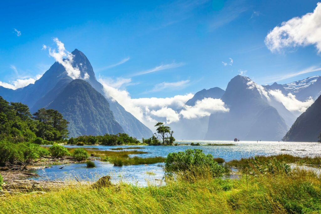 Milford Sound dans les paysages de montagne