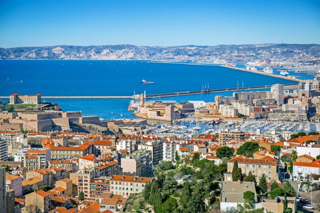 Panorama de Marseille en hiver