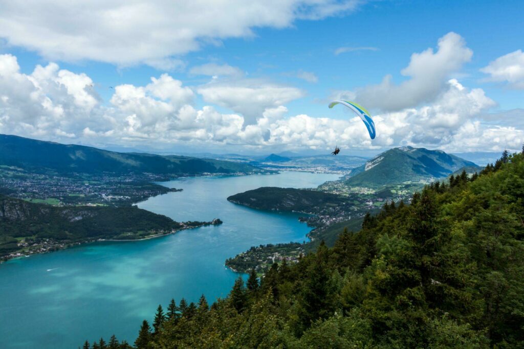 Parapente au Col de la Forclaz