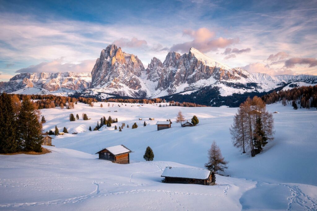 Partir en Italie en hiver aux Dolomites