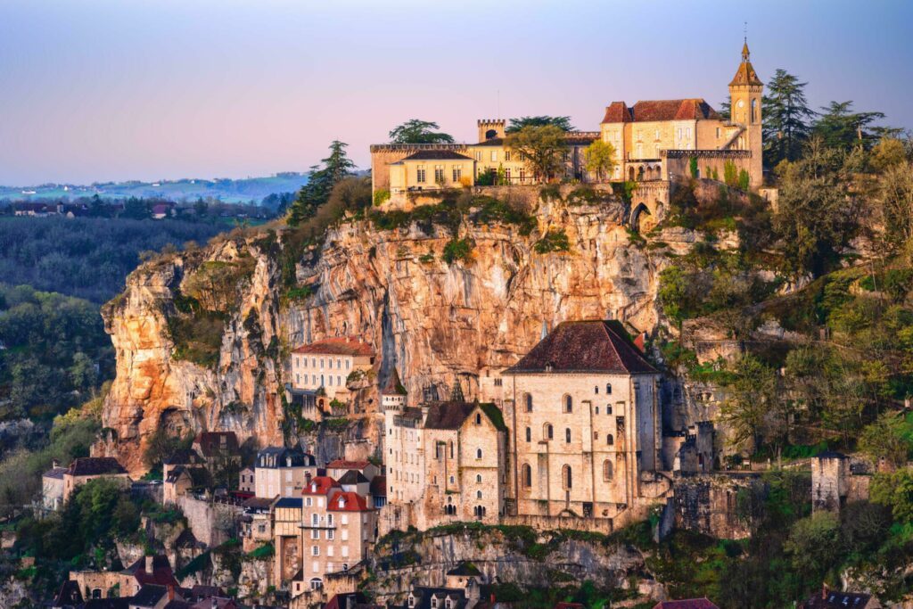 Rocamadour parmi les villages de l'Aveyron