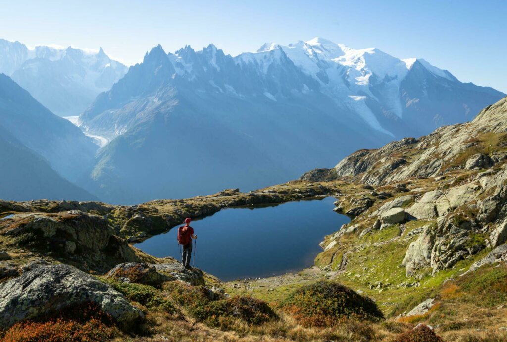 Vue sur le Mont Blanc