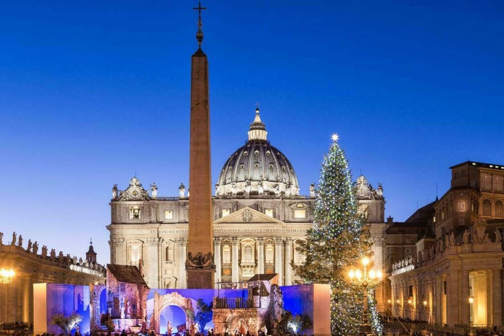 Noël à Rome en hiver