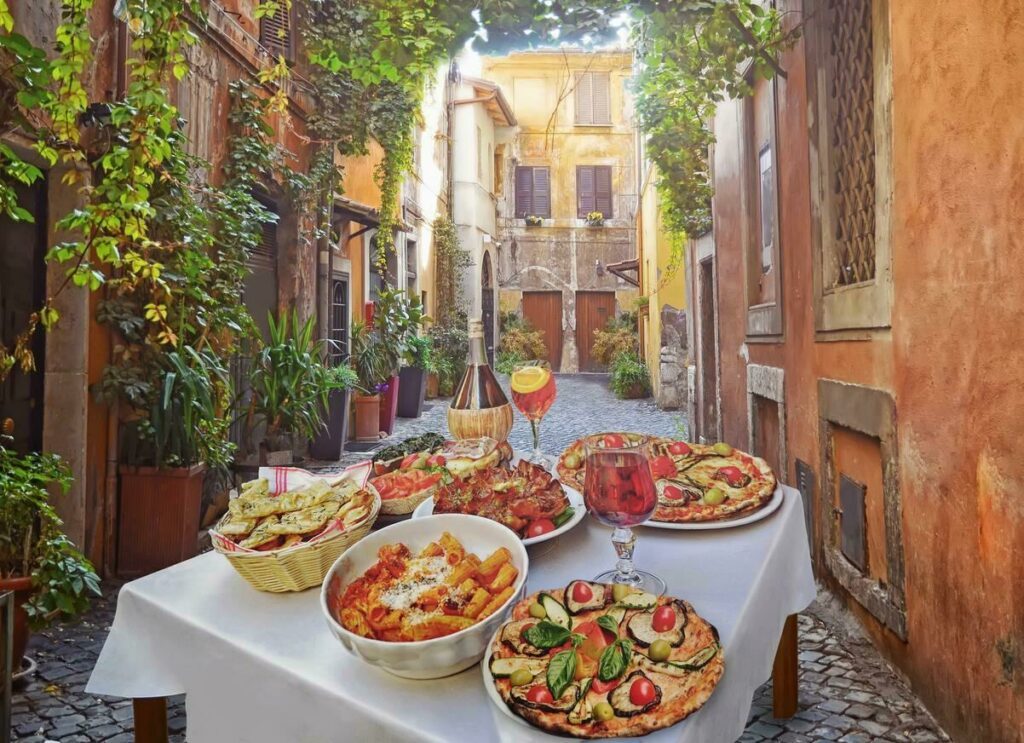 Cuisine romaine Italie Rome