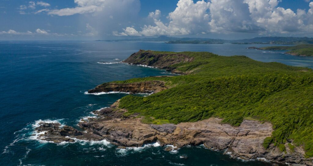 La presqu'île de la Caravelle en Martinique