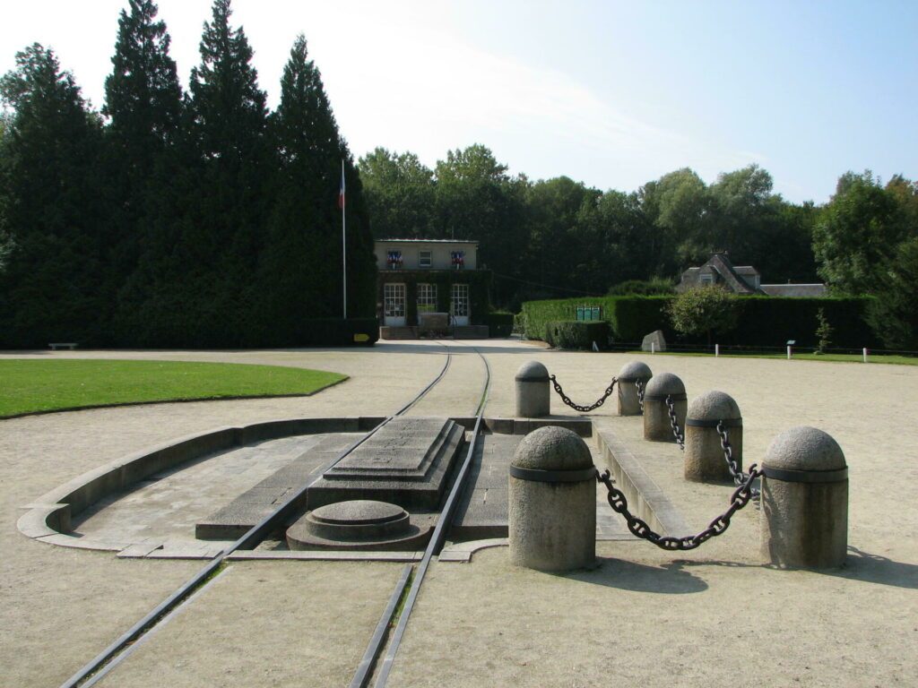 L'emplacement du Wagon lors de l'armistice