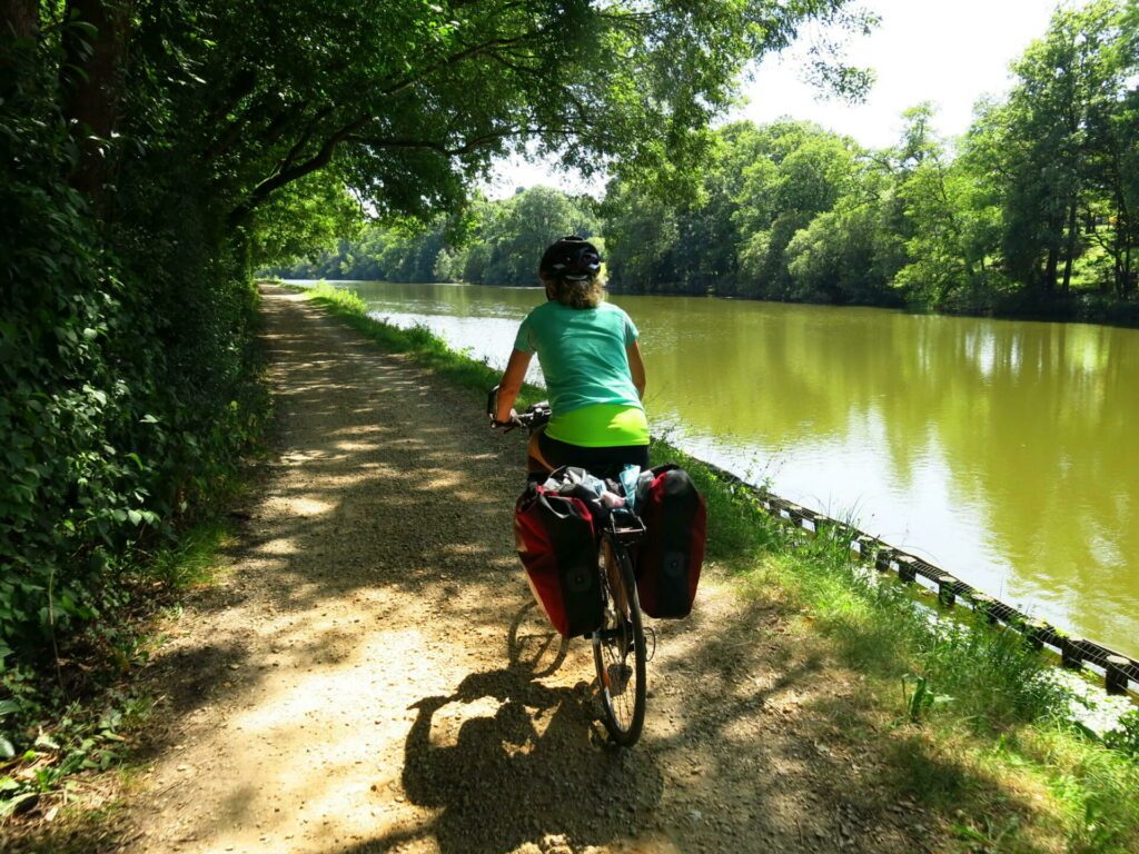 Balade à vélo au bord de la Loire
