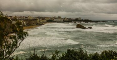 Biarritz quand il pleut