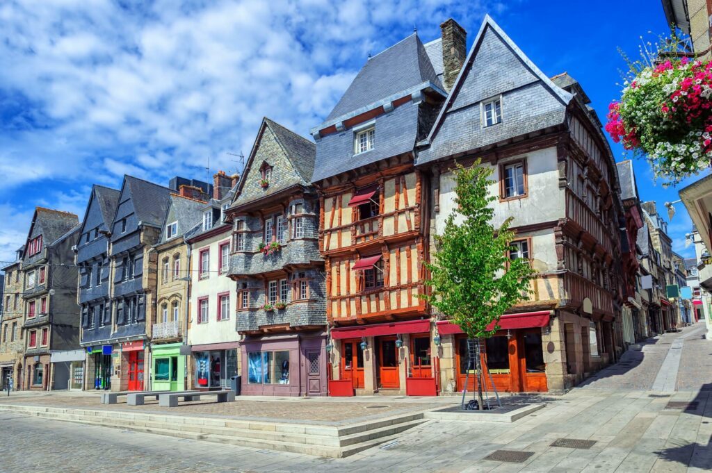 The historic city of Lannion