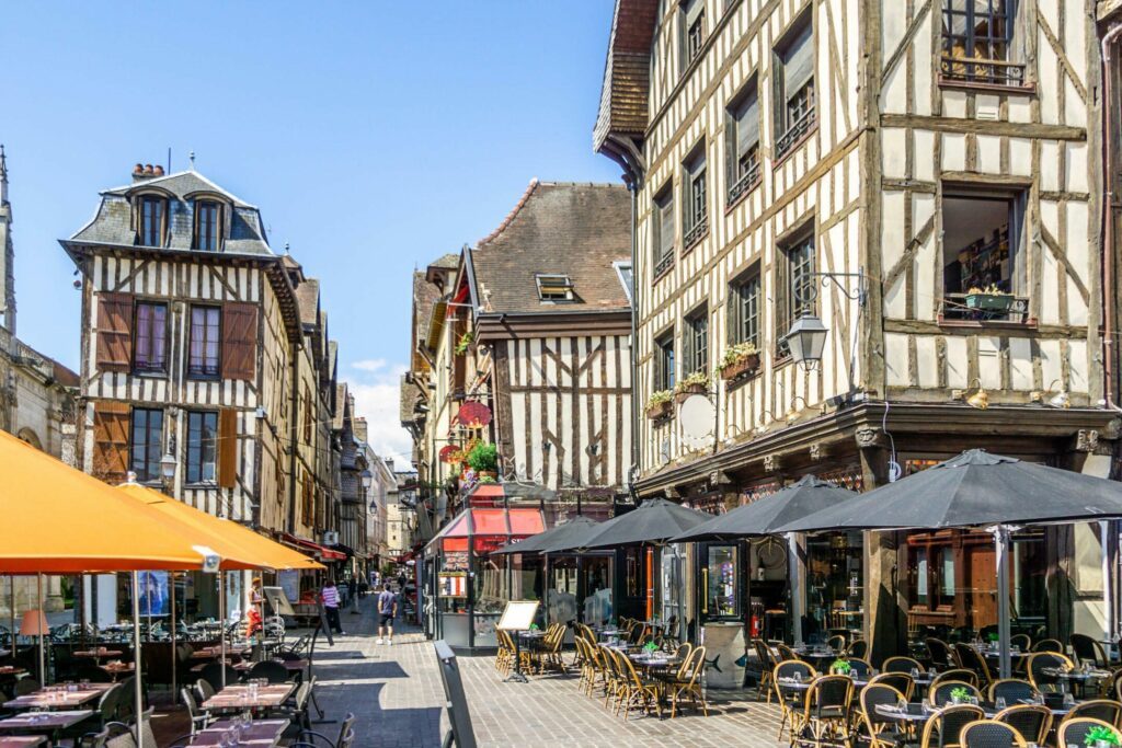 The beautiful town of Troyes