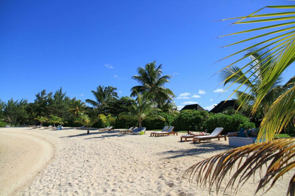 La plage de l'hôtel Four Seasons