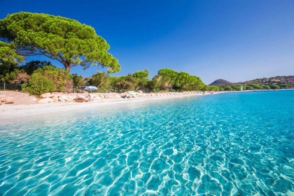 La plage de Santa Giulia