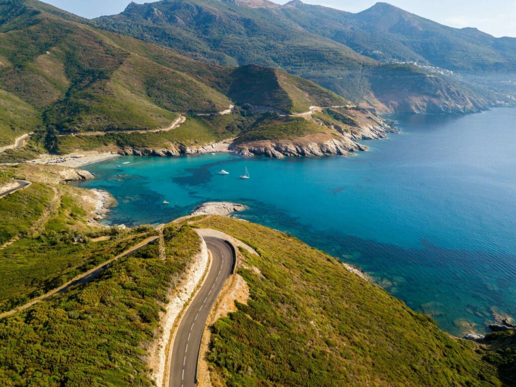 L'Anse d'Aliso dans les paysages de Corse