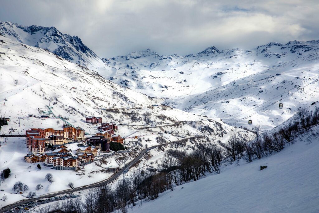 Les Ménuires dans les Alpes