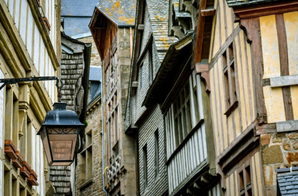 The streets of Mont Saint-Michel