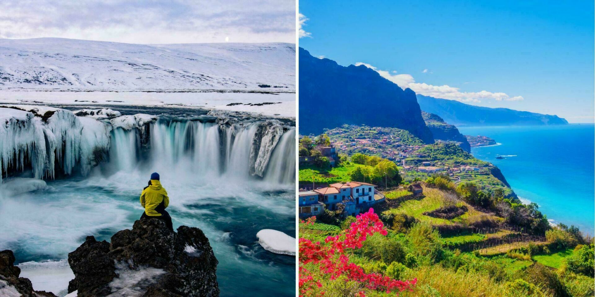 Partir en Europe en hiver chaud ou froid Islande Madère