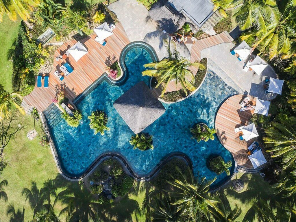 La piscine du Lux Le Morne 