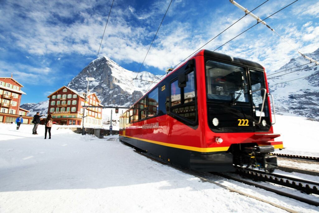 Wengen at ski resorts in Switzerland