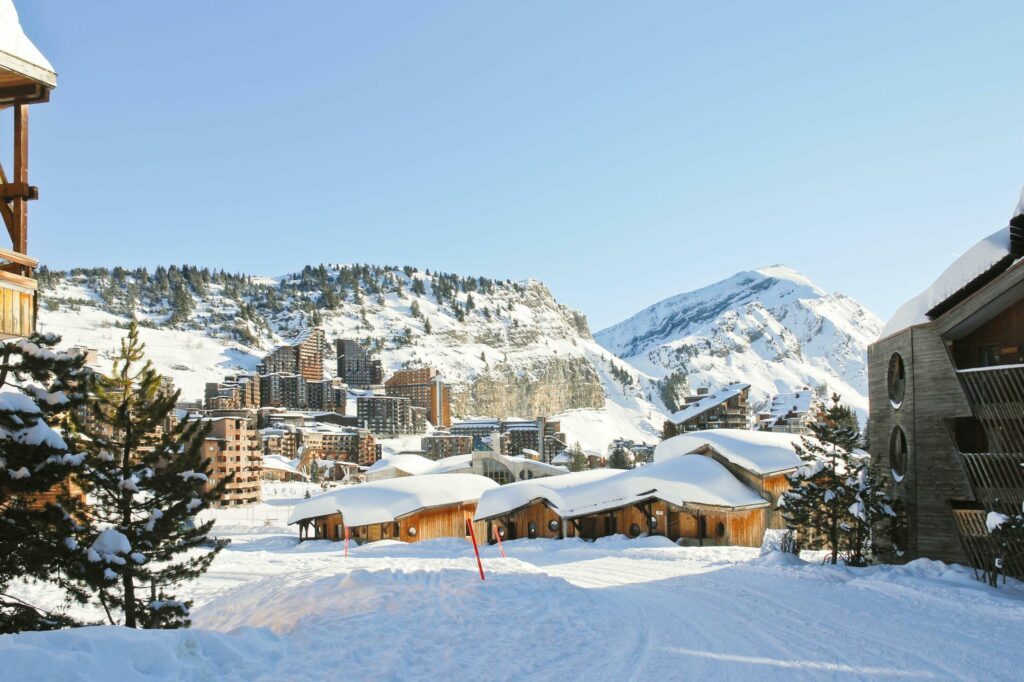 Avoriaz dans les Alpes