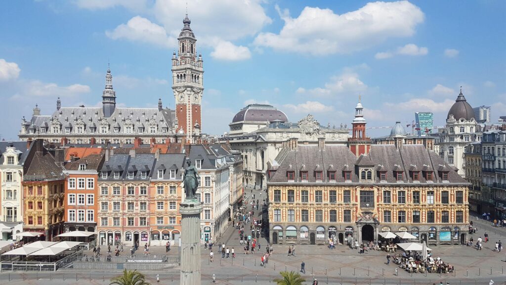 Le centre de Lille à 1h de Paris en train