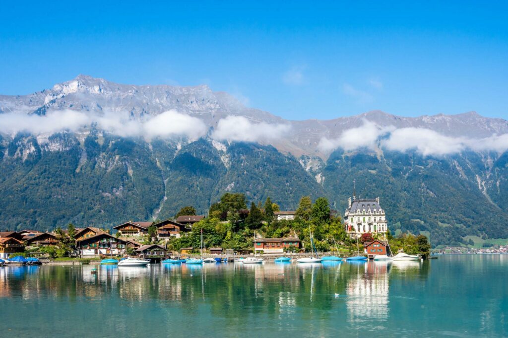 Le lac de Brienz dans les paysages de Suisse